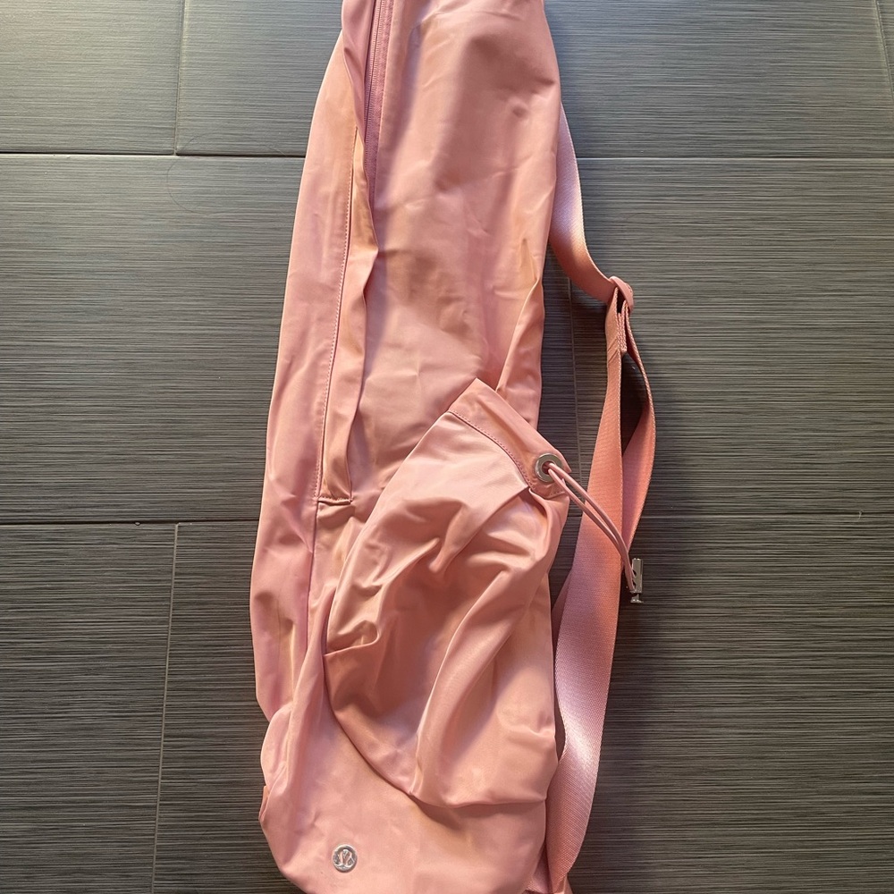 Lululemon Pink Yoga Mat Bag